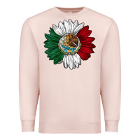 Pale Pink mexico sunflower Premium Sweatshirt - AdoDesignShop