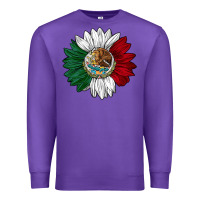 Purple mexico sunflower Premium Sweatshirt - AdoDesignShop