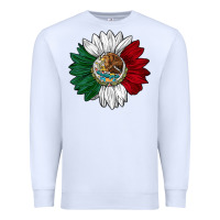 White mexico sunflower Premium Sweatshirt - AdoDesignShop