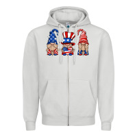 Dove Grey usa gnome Zipper Hoodie - HRA Design Shop