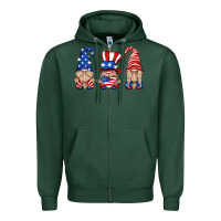 Sports Green usa gnome Zipper Hoodie - HRA Design Shop
