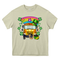 Mossy st. patricks day school bus Heavy Core Tee - SublimationCraftShop