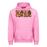 Fuchsia Pink thanksgiving gnomies bbs Urban Hoodie - BundleAndBundleShop