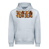 Heather Grey thanksgiving gnomies bbs Urban Hoodie - BundleAndBundleShop
