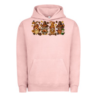 Pigment Salmon thanksgiving gnomies bbs Urban Hoodie - BundleAndBundleShop