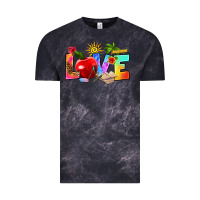 Cloud Black love teacher summer Vintage Tee - RanaPortraitStore