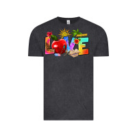 Vintage Black love teacher summer Vintage Tee - RanaPortraitStore