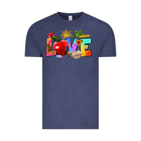 Vintage Denim love teacher summer Vintage Tee - RanaPortraitStore