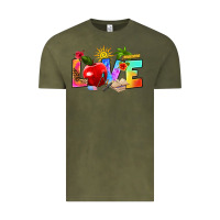Vintage Olive love teacher summer Vintage Tee - RanaPortraitStore