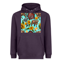 Plum farm seamless pattern Heavyweight Hoodie - BundleAndBundleShop