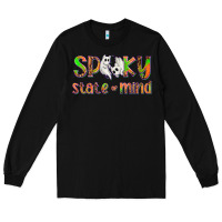 Black Spooky State of Mind Long Sleeve Tee - texasbilliewilder