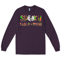 Plum Spooky State of Mind Long Sleeve Tee - texasbilliewilder