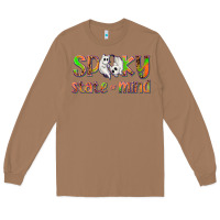 Toasted Coconut Spooky State of Mind Long Sleeve Tee - texasbilliewilder
