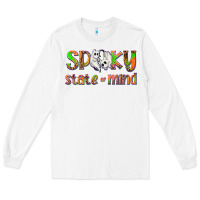 White Spooky State of Mind Long Sleeve Tee - texasbilliewilder