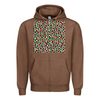 Chestnut christmas leopard Zipper Hoodie - FaDigitalArtStudio