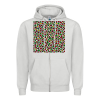 Dove Grey christmas leopard Zipper Hoodie - FaDigitalArtStudio