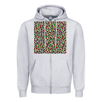 Heather Grey christmas leopard Zipper Hoodie - FaDigitalArtStudio