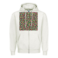 Oatmeal Heather christmas leopard Zipper Hoodie - FaDigitalArtStudio