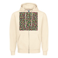 Sandshell christmas leopard Zipper Hoodie - FaDigitalArtStudio