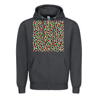 Smoke christmas leopard Zipper Hoodie - FaDigitalArtStudio