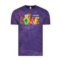 Cloud Purple love nurse summer Vintage Tee - RanaPortraitStore