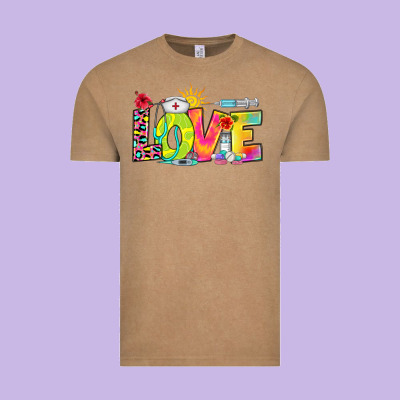 Vintage Tee love nurse summer
