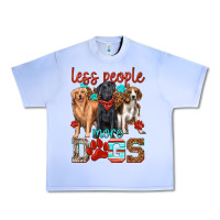 Grape Ice less people more dogs Urban Heavy Tee - texasbilliewilder