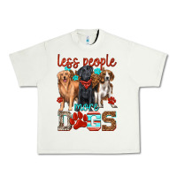 Less People More Dogs Urban Heavy Tee | Teevron
