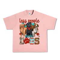 Salmon less people more dogs Urban Heavy Tee - texasbilliewilder