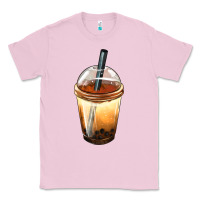 Bubblegum Pink Bobba cup Classic Tee - FaDigitalArtStudio