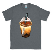 Charcoal Heather Bobba cup Classic Tee - FaDigitalArtStudio