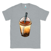 Heather Grey Bobba cup Classic Tee - FaDigitalArtStudio