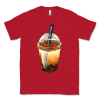 Red Bobba cup Classic Tee - FaDigitalArtStudio