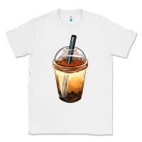 White Bobba cup Classic Tee - FaDigitalArtStudio