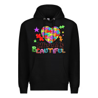 Black Different is beautiful Premium Hoodie - NancyCooperArtShop