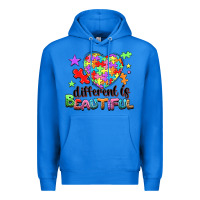 True Royal Different is beautiful Premium Hoodie - NancyCooperArtShop