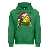 Emerald santa's favorite softball bbs Urban Hoodie - BundleAndBundleShop