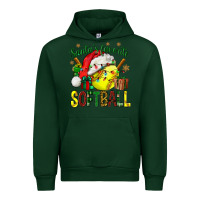 Forest Green santa's favorite softball bbs Urban Hoodie - BundleAndBundleShop