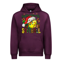 Mauve Wine santa's favorite softball bbs Urban Hoodie - BundleAndBundleShop