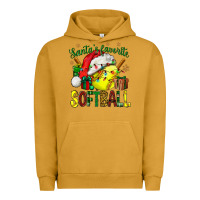 Pigment Peanut Butter santa's favorite softball bbs Urban Hoodie - BundleAndBundleShop