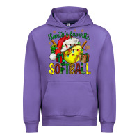 Tulip santa's favorite softball bbs Urban Hoodie - BundleAndBundleShop