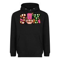 Black Christmas joy snacks and nutcracker cookies ado Heavyweight Hoodie - AdoDesignShop