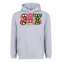 Heather Grey Christmas joy snacks and nutcracker cookies ado Heavyweight Hoodie - AdoDesignShop