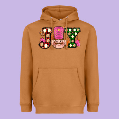 Christmas Joy Snacks And Nutcracker Cookies Ado Heavyweight Hoodie Designed By Adodesignshop