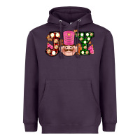 Plum Christmas joy snacks and nutcracker cookies ado Heavyweight Hoodie - AdoDesignShop