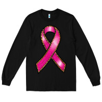 Black breast cancer ribbon Long Sleeve Tee - RanaPortraitStore