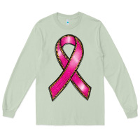 Matcha breast cancer ribbon Long Sleeve Tee - RanaPortraitStore