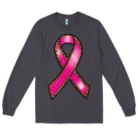 Smoke breast cancer ribbon Long Sleeve Tee - RanaPortraitStore