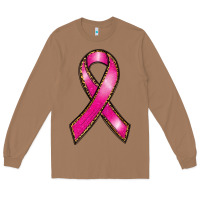 Toasted Coconut breast cancer ribbon Long Sleeve Tee - RanaPortraitStore