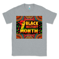 Heather Grey Black History Month Classic Tee - Zillion Design Studio